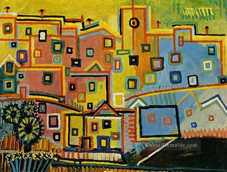 Maisons 1937 Kubismus Ölgemälde